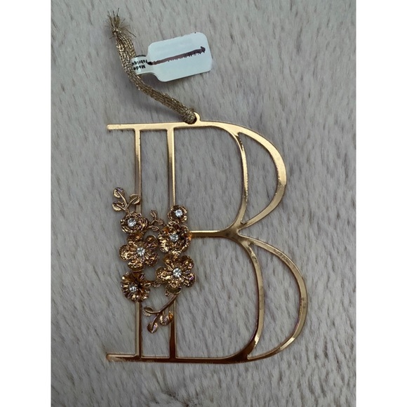 Anthropologie Floral Monogram Ornament - Picture 13 of 16